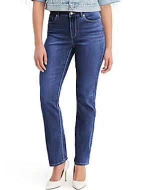 Levi’s classic straight blue flattering pants jeans size 6